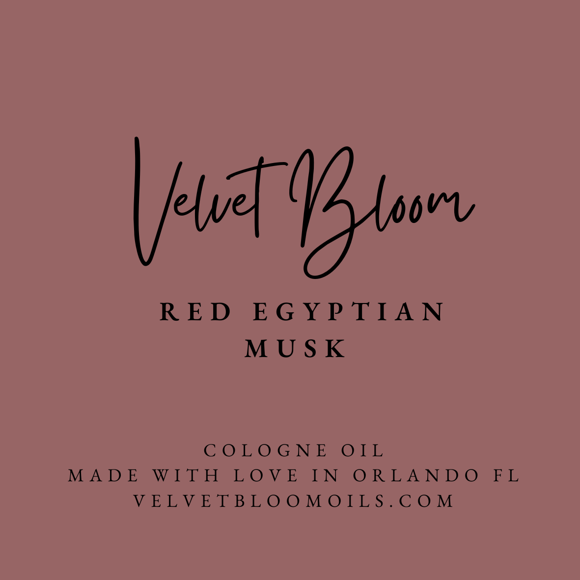 Red Egyptian Musk
